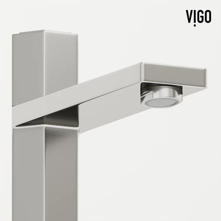 Nova 10" H Single Handle Vessel Sink Bathroom Faucet