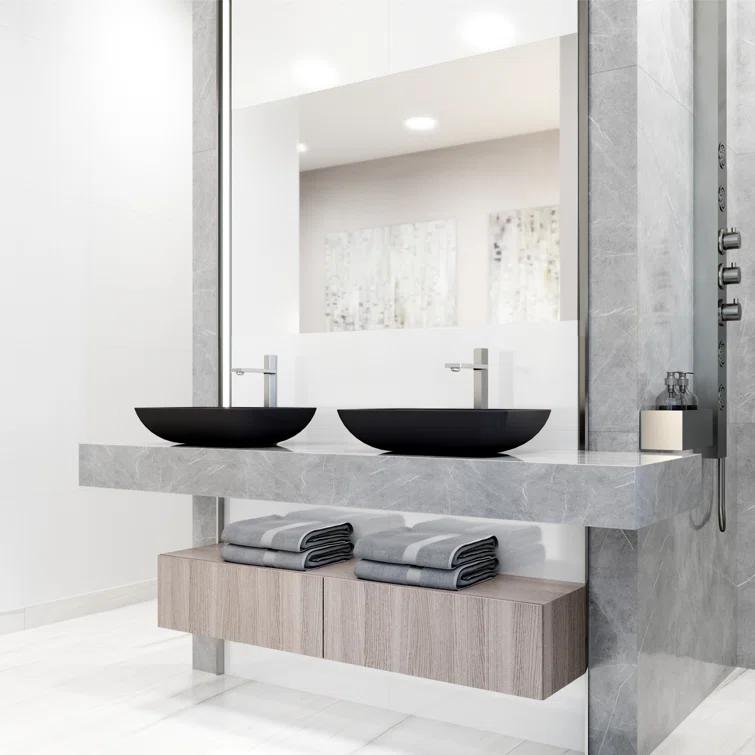 Nova 10" H Single Handle Vessel Sink Bathroom Faucet