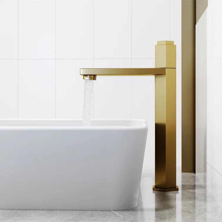 Nova 10" H Single Handle Vessel Sink Bathroom Faucet