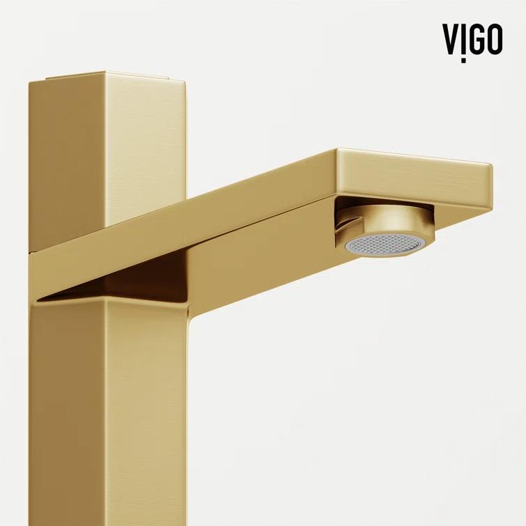 Nova 10" H Single Handle Vessel Sink Bathroom Faucet