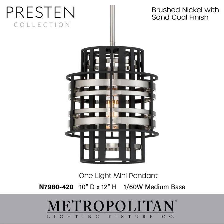 Metropolitan by Minka Preston 1 - Light Single Pendant