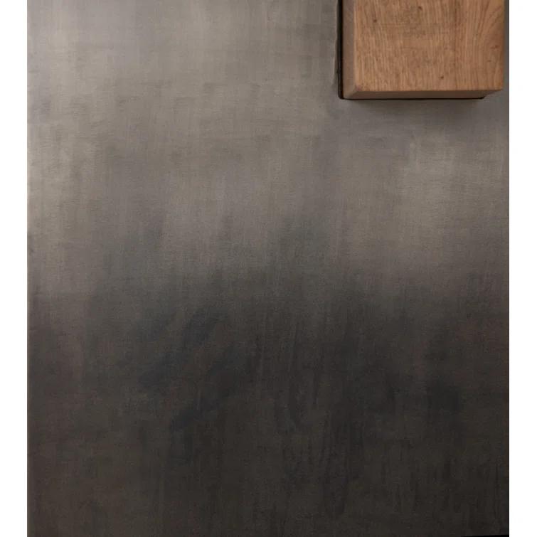 Brennan 94" Dove Oak and Pewter Rectangular Dining Table