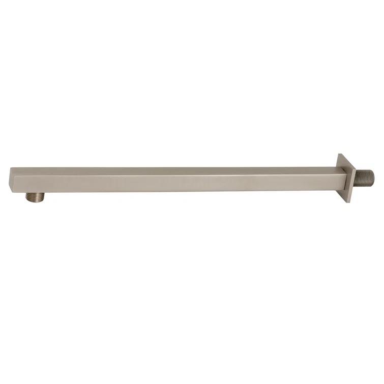 Kingston Brass Kingston Brass Shower Scape 15-3/4-Inch Rain Drop Square Shower Arm with Square Flange K4165