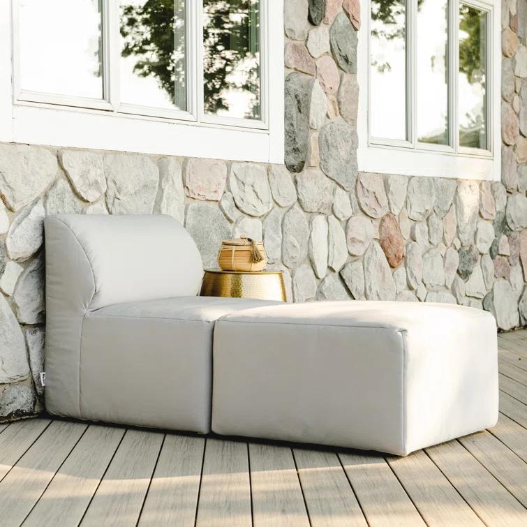 Big Joe Patio Outdoor Lounge Chair & Ottoman Set