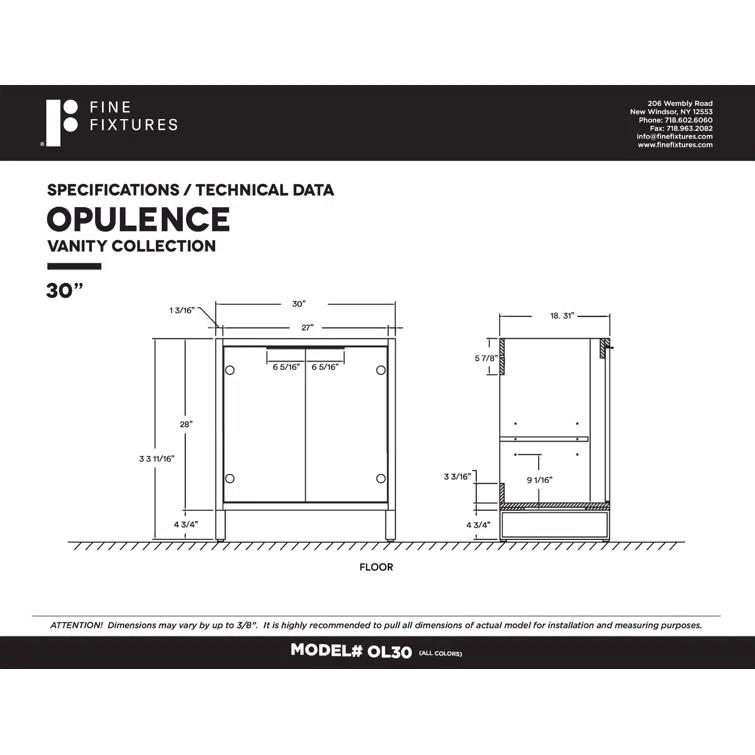 30'' Single Bathroom Vanity Set