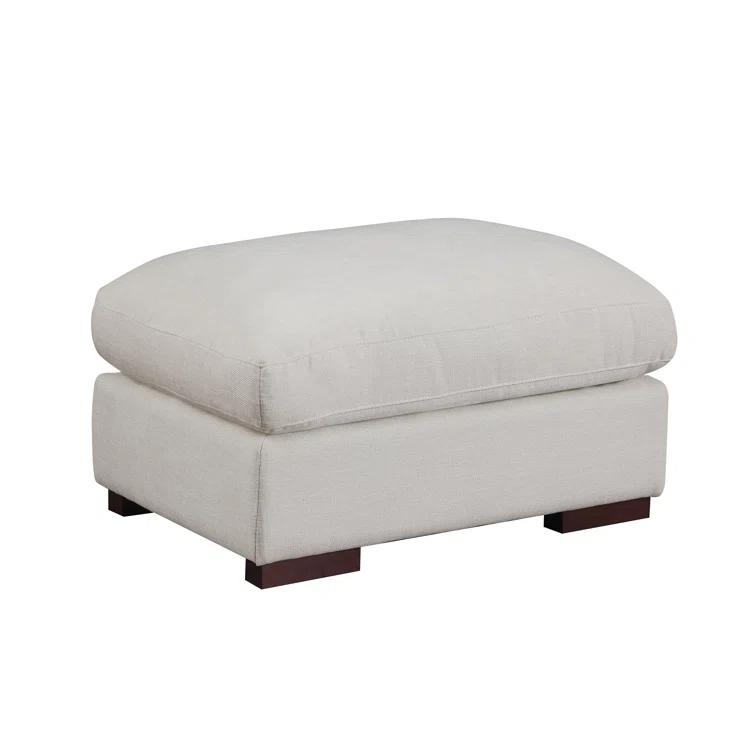 Biaggio Linen Blend Sectional with 2 Ottomans,Sectional Couch