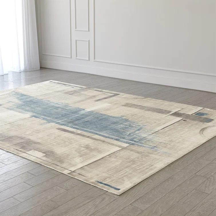 Global Views Art Rug-Blue