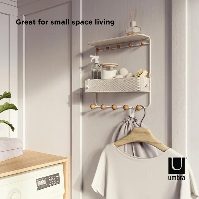 Estique Multi-Hook Wall Shelf