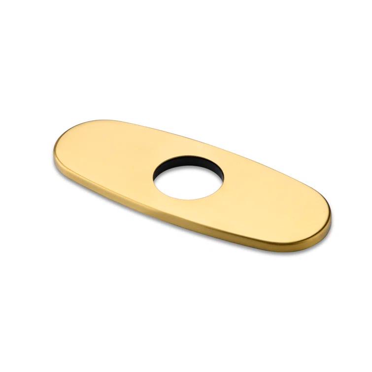 Bathroom Vessel Vanity Sink Faucet 4" Hole Cover Deck Plate Escutcheon