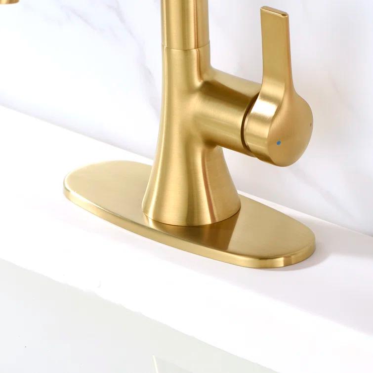 Bathroom Vessel Vanity Sink Faucet 4" Hole Cover Deck Plate Escutcheon