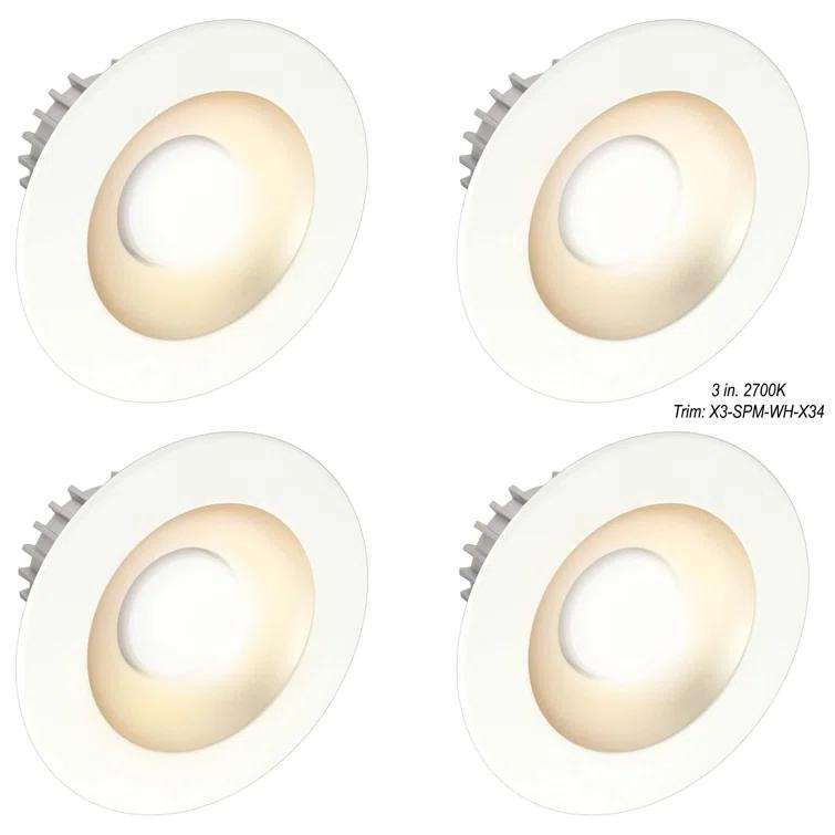 4'' Dimmable Air-Tight Standard Recessed Lighting Kit