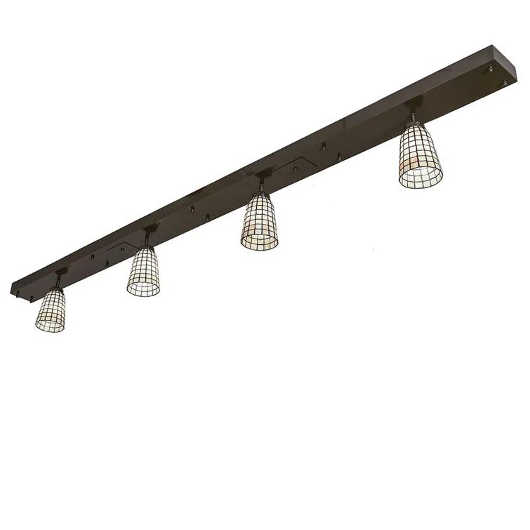 Oil Rubbed Bronze 3-Light Glass Island Pendant