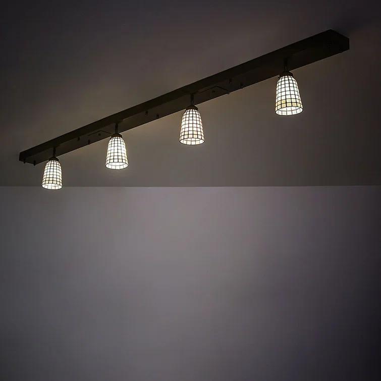 Oil Rubbed Bronze 3-Light Glass Island Pendant