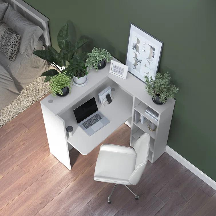 Studio C Corner Synthetic Laminate Reception Desk