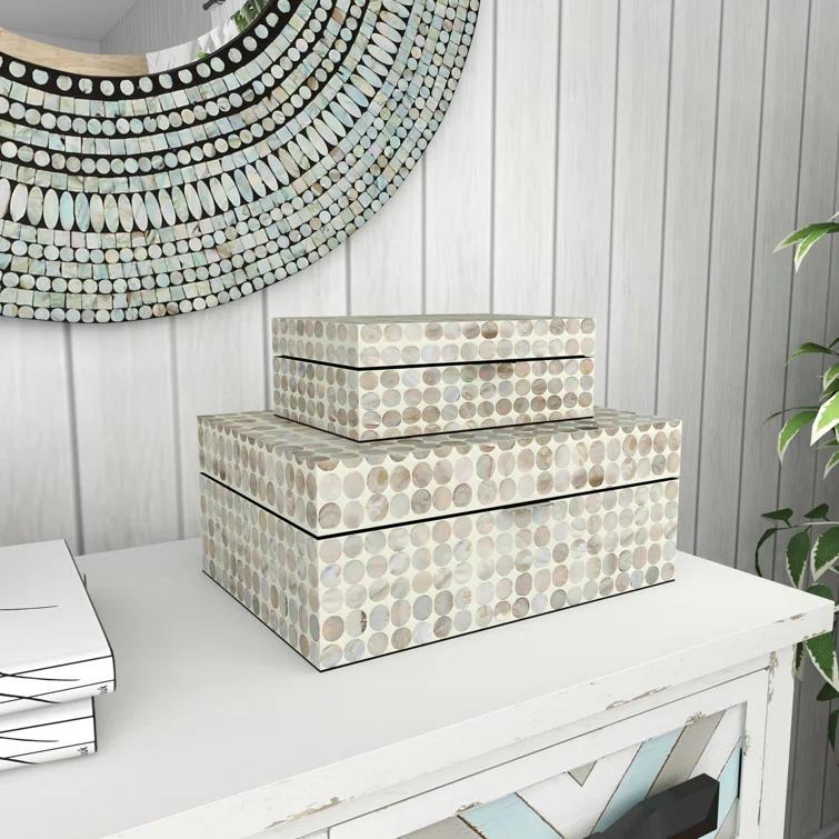 Juliette 2 - Piece Handmade Decorative Box