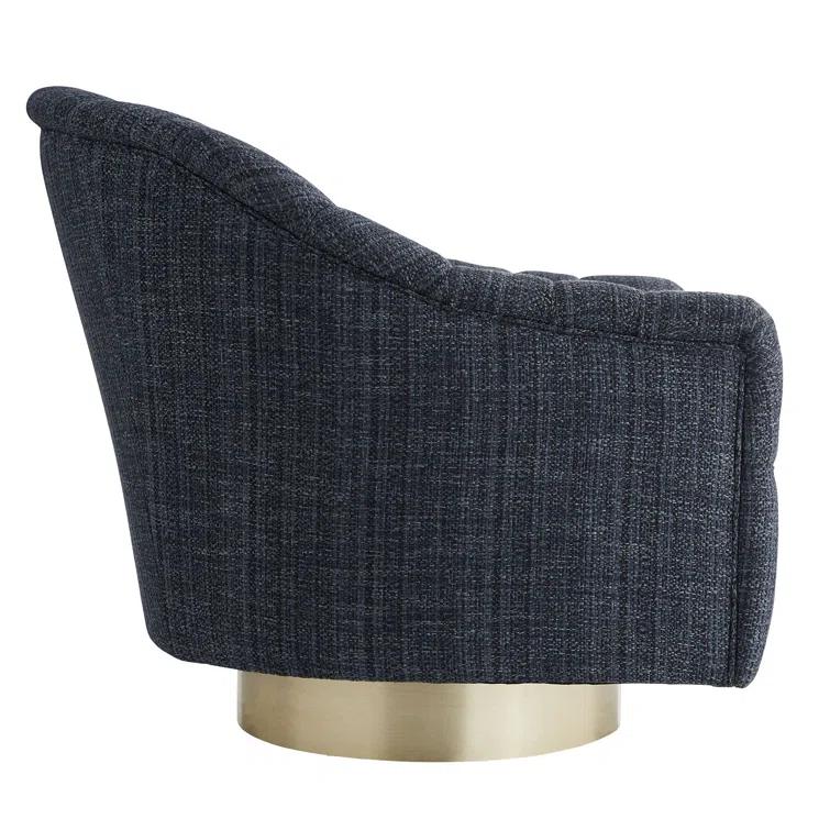 Springsteen Upholstered Swivel Barrel Chair