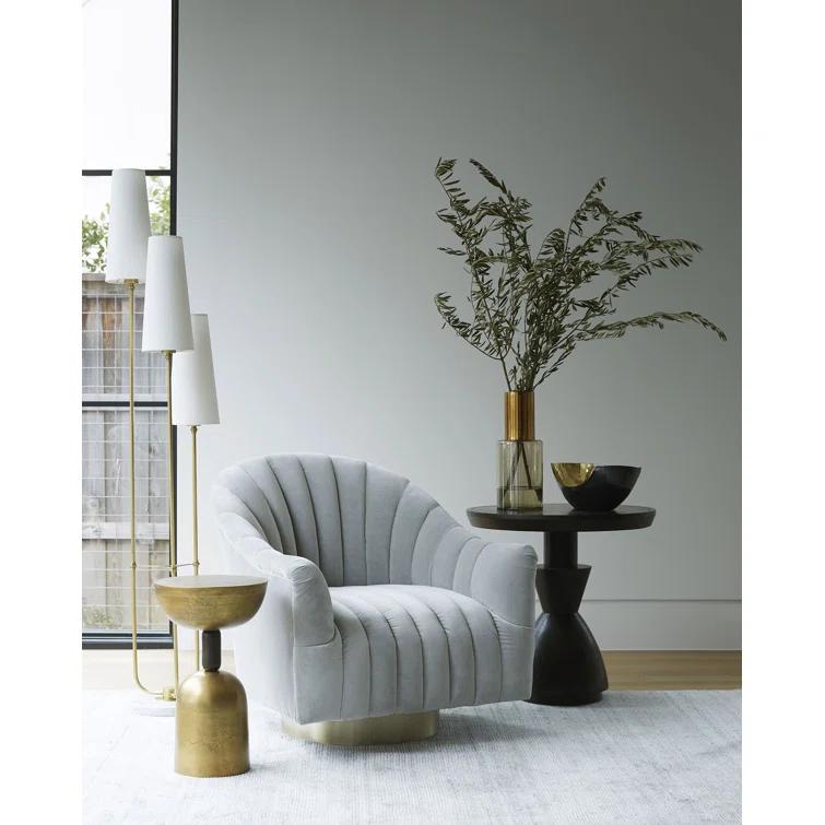 Springsteen Upholstered Swivel Barrel Chair