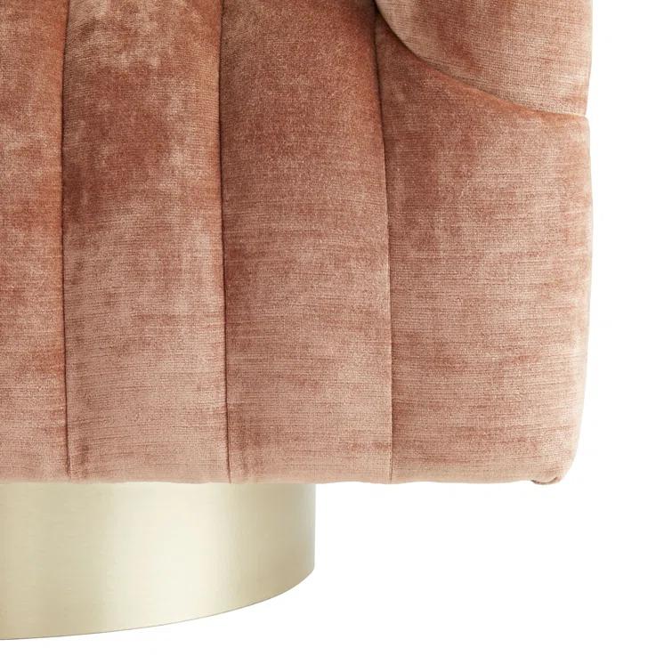 Springsteen Upholstered Swivel Barrel Chair