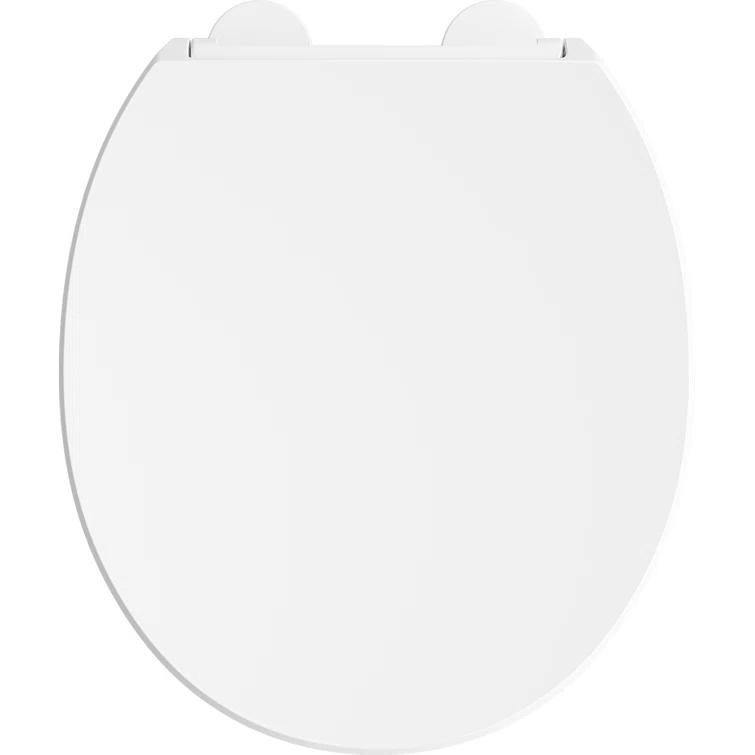 Hyten Elevated Toilet Seat with Quiet-Close Lid and Seat and Grip-Tight Bumpers