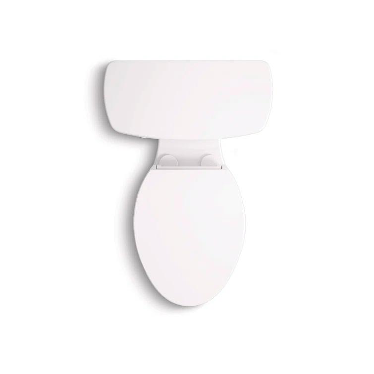 Hyten Elevated Toilet Seat with Quiet-Close Lid and Seat and Grip-Tight Bumpers
