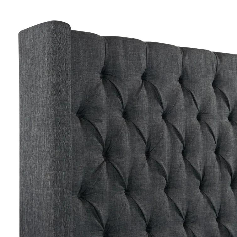 Arden Upholstered Wingback Bed