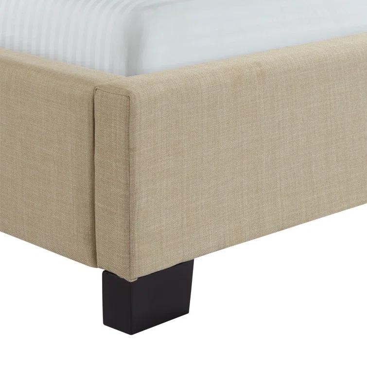 Arden Upholstered Wingback Bed