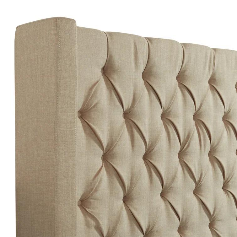 Arden Upholstered Wingback Bed