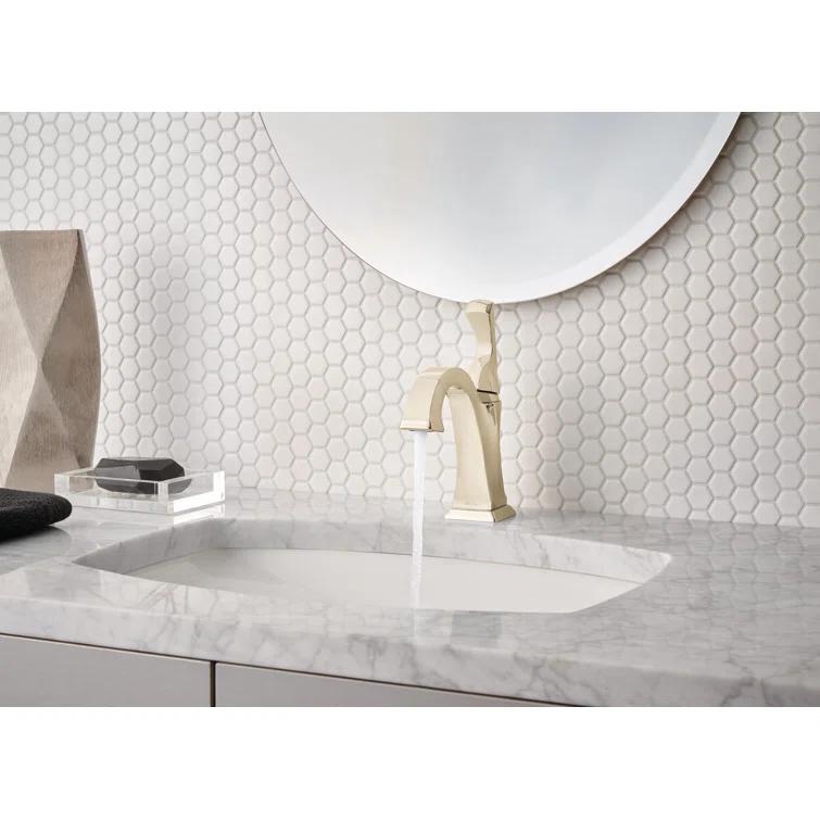 Dryden Single Hole Bathroom Faucet with Drain Assembly, Single Handle Bathroom Sink Faucet