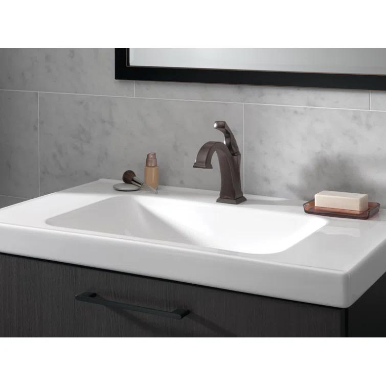 Dryden Single Hole Bathroom Faucet with Drain Assembly, Single Handle Bathroom Sink Faucet