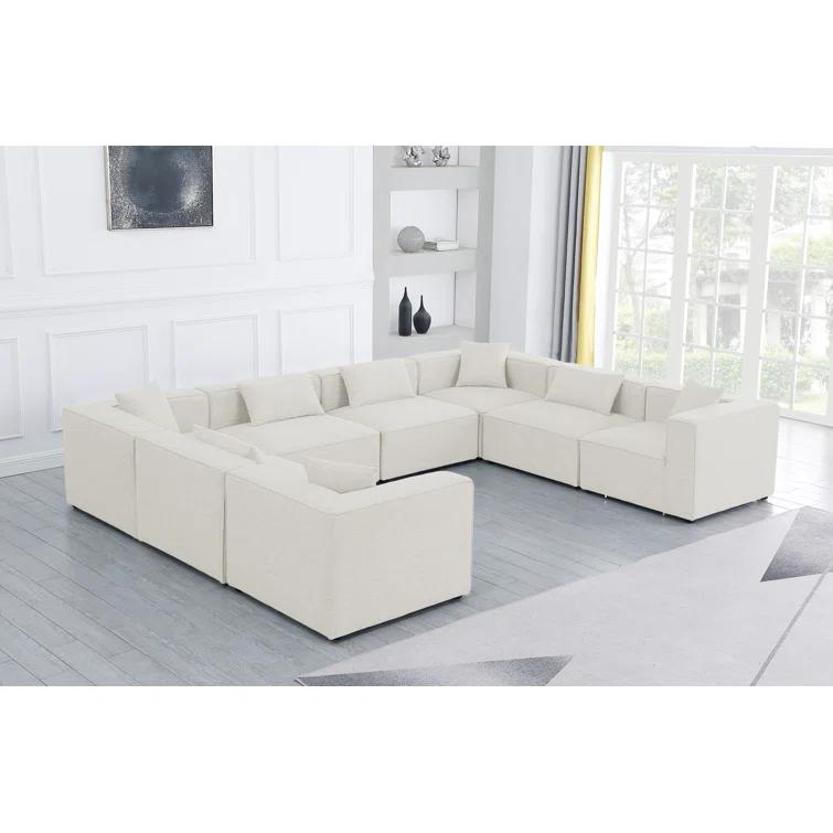 Cube 8 - Piece Upholstered Sectional