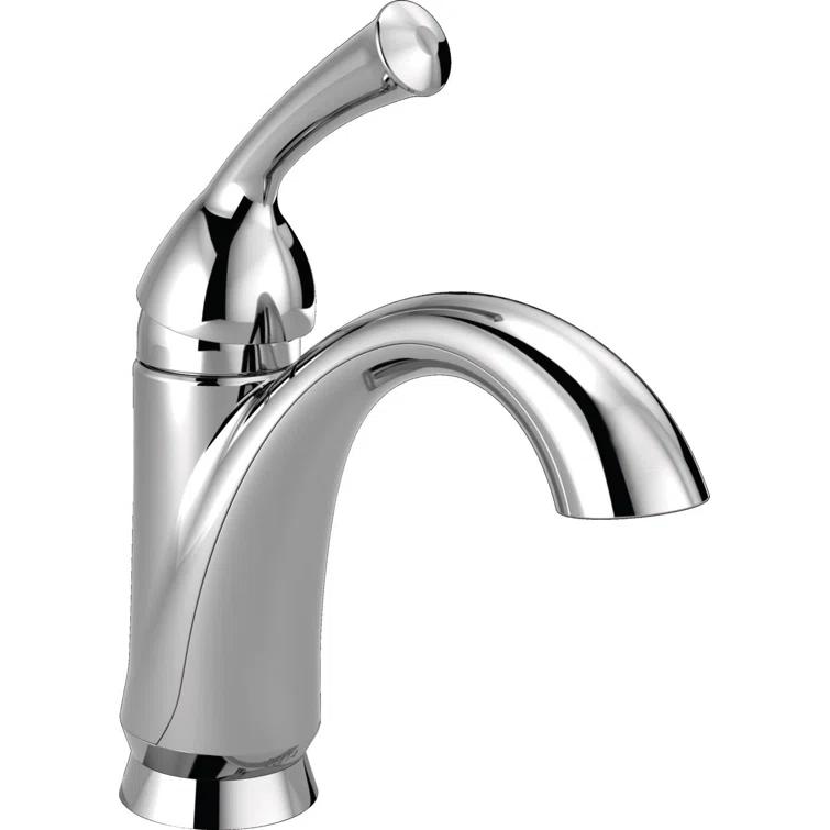 Haywood Single Hole Bathroom Faucet with Drain Assembly, Single Handle Bathroom Sink Faucet