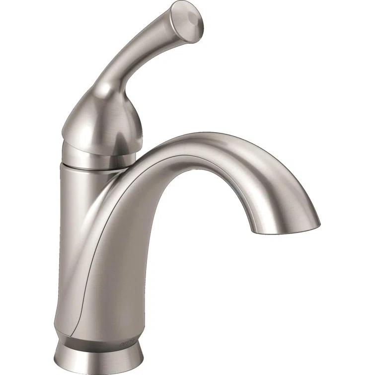 Haywood Single Hole Bathroom Faucet with Drain Assembly, Single Handle Bathroom Sink Faucet