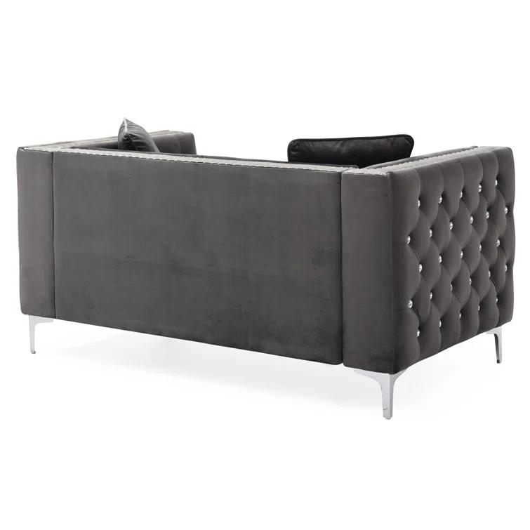 Tina 63'' Velvet Loveseat