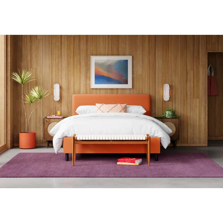 Kenan Genuine Leather Bench