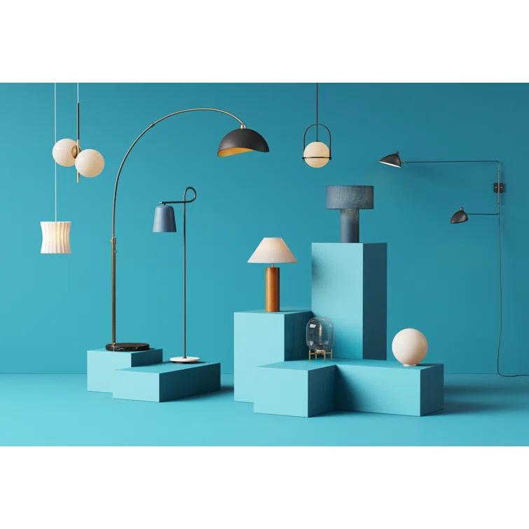 Arie Single Light Glass Dimmable Pendant