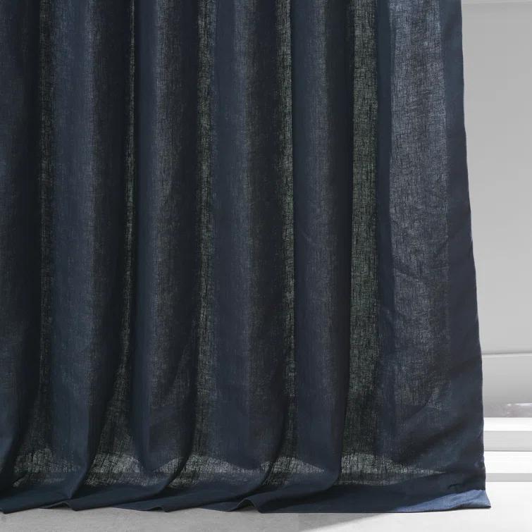 Briella French Linen Room Darkening Curtain