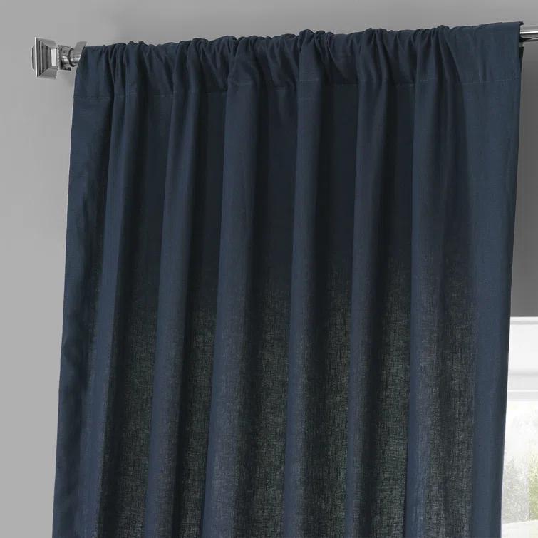 Briella French Linen Room Darkening Curtain