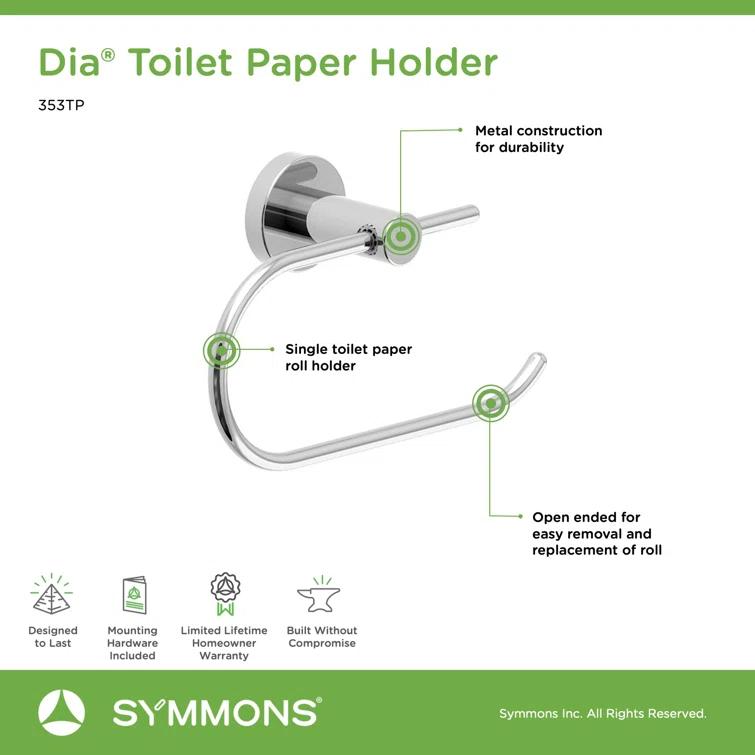 Symmons Dia 4 Piece Bath Accessory Hardware Set 35AC4BUNDLE