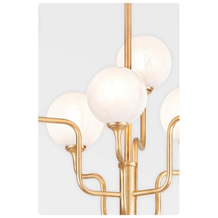Keller Chandelier - Brass / 6 Light