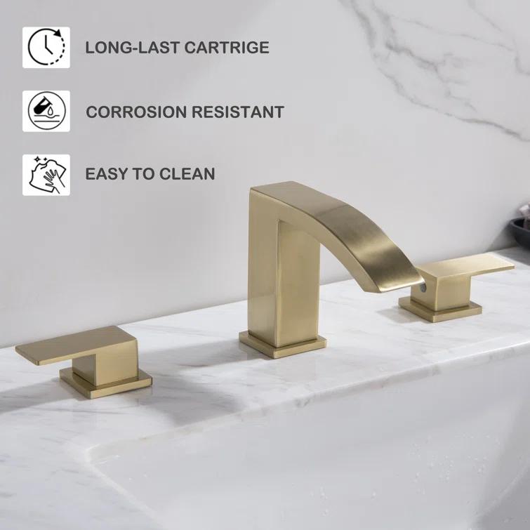 Widespread 2-handle Bathroom Faucet