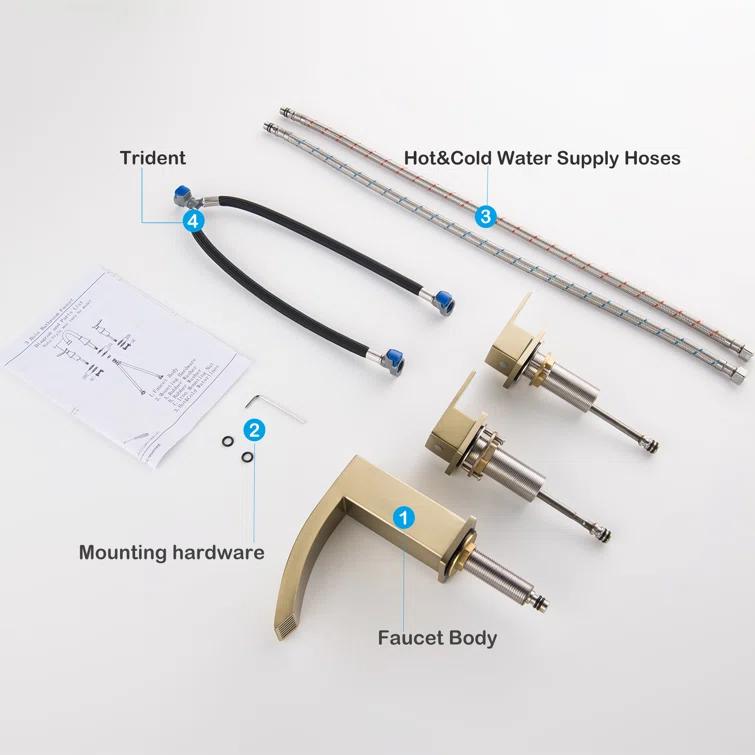 Widespread 2-handle Bathroom Faucet