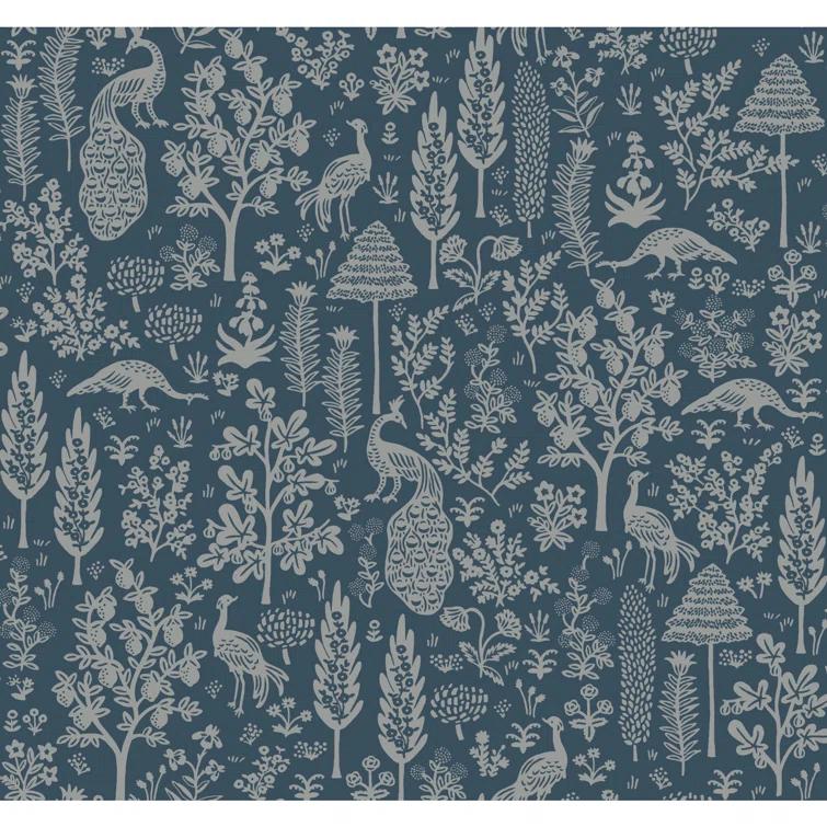 Menagerie Toile 27" L x 27" W Smooth Wallpaper Roll
