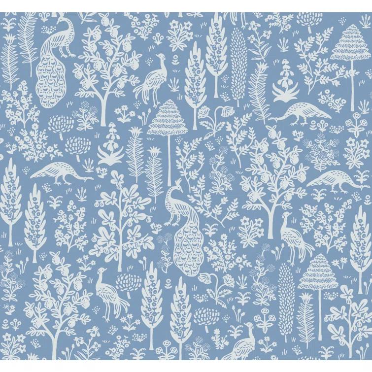 Menagerie Toile 27" L x 27" W Smooth Wallpaper Roll