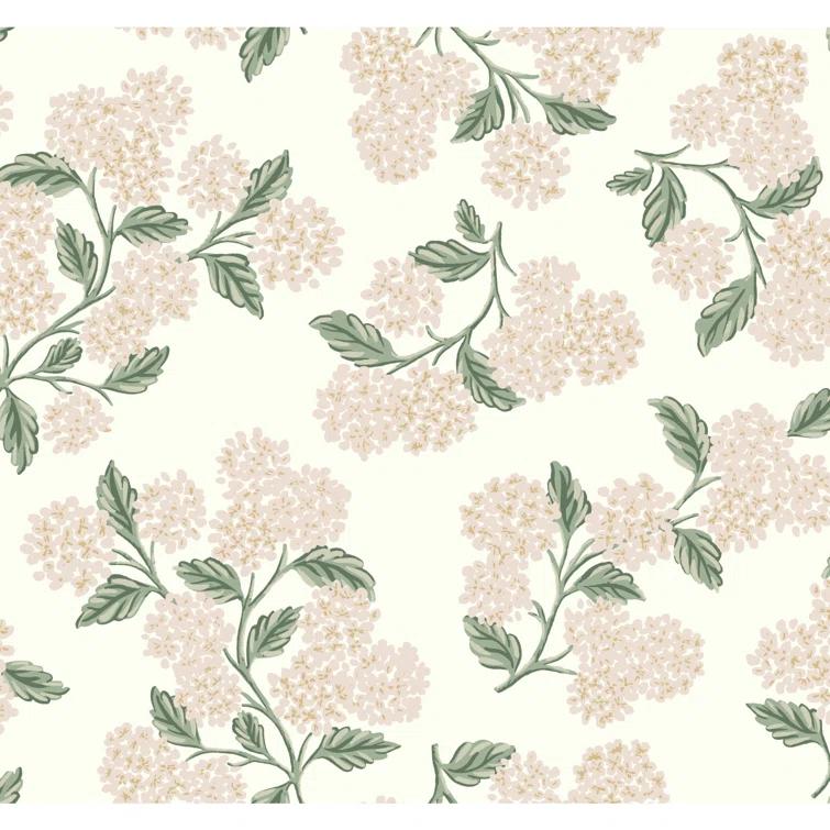 Rifle Paper Co. Hydrangea 27' x 27" Wallpaper