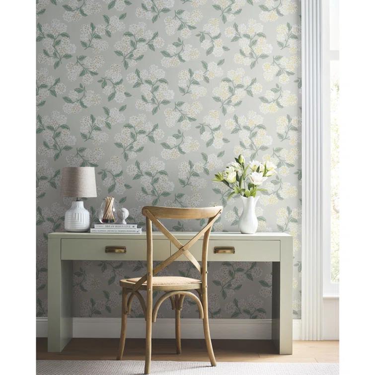 Rifle Paper Co. Hydrangea 27' x 27" Wallpaper
