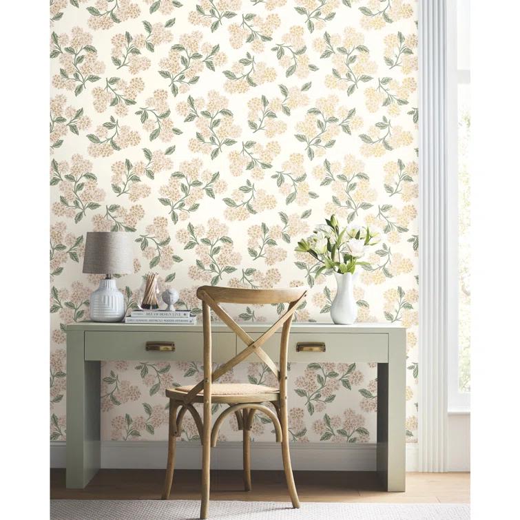 Rifle Paper Co. Hydrangea 27' x 27" Wallpaper