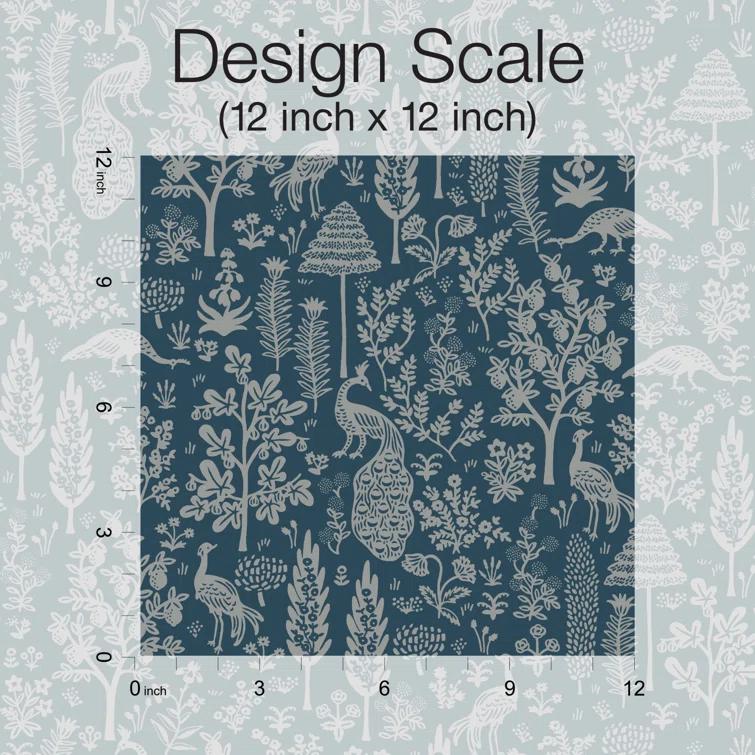Menagerie Toile 27" L x 27" W Smooth Wallpaper Roll