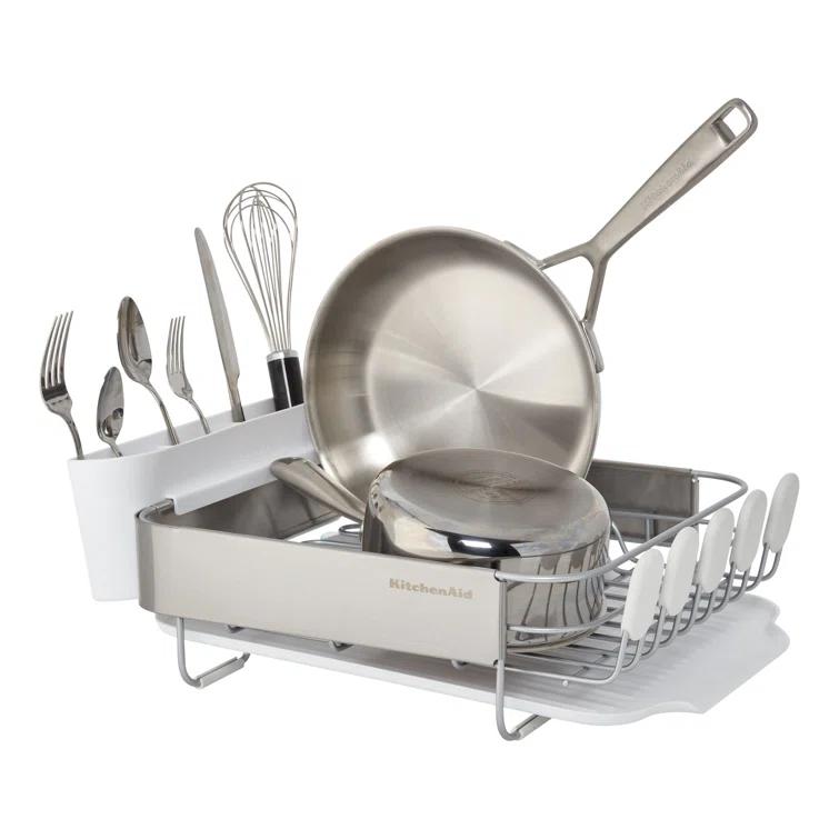 KitchenAid® KitchenAid® Compact Stainless Steel Dish Rack, 16.06-Inch