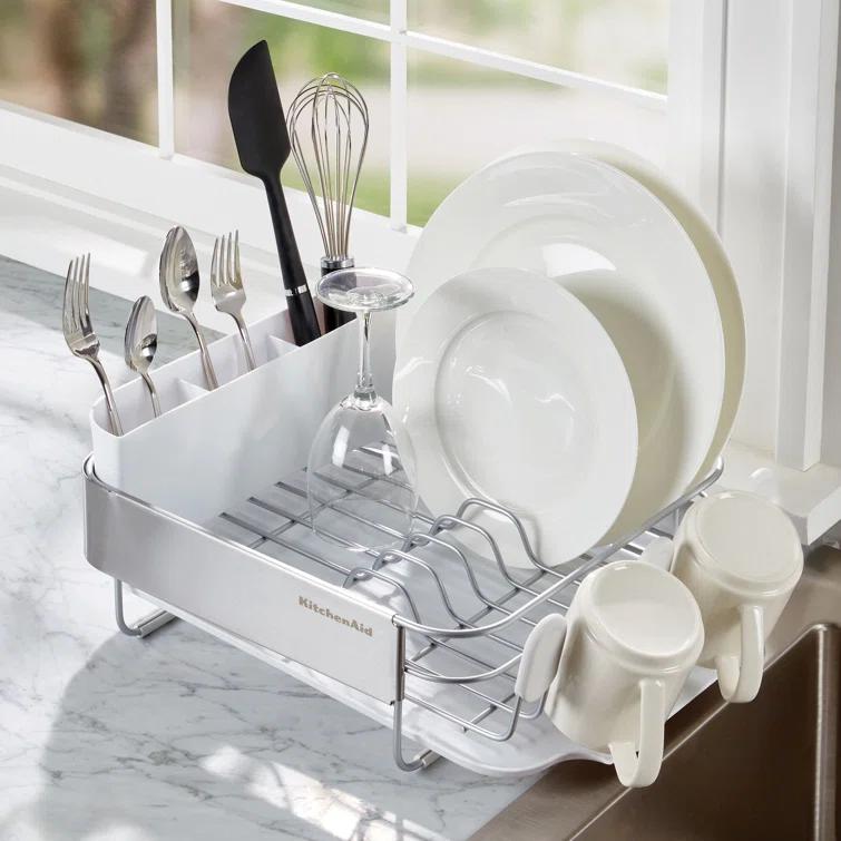 KitchenAid® KitchenAid® Compact Stainless Steel Dish Rack, 16.06-Inch