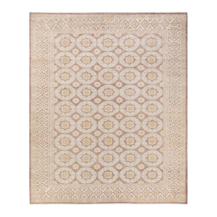 Isabelline Keneshia One-of-a-Kind 8' 0" X 9' 7" 2010s Wool Area Rug in Blue